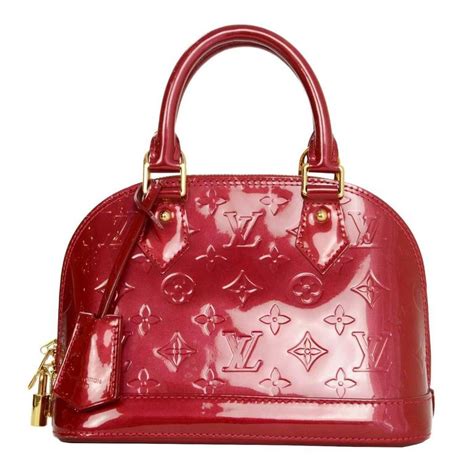 louis vuitton purse red inside|louis vuitton red vernis large.